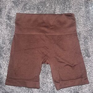 Brown workout shorts!